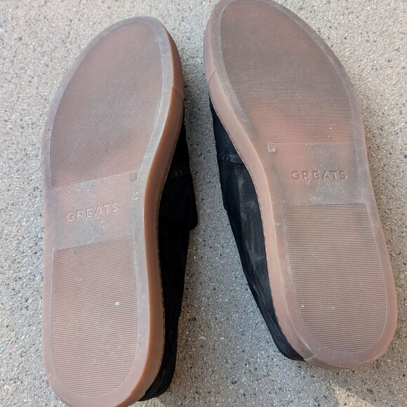 GREATS men's size 10 black suede slip-ons: "The Reign" - Picture 5 of 5